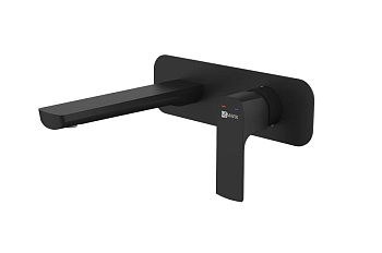 Смеситель для умывальника встраиваемый черный LM7226BL